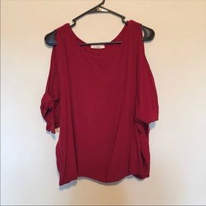 Cold shoulder top
